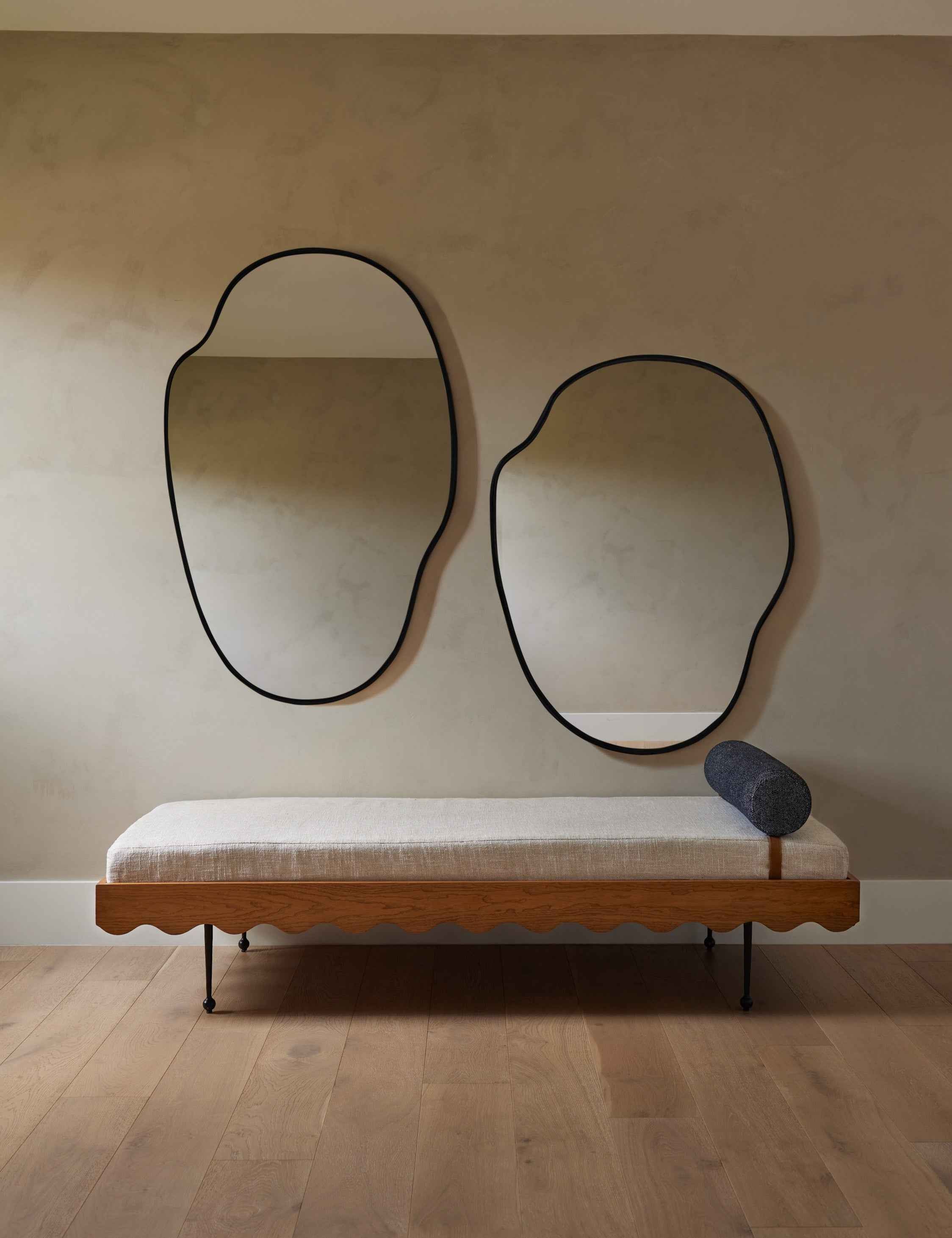 Palo Puddle Mirror | Slim Frame, Organic Shape