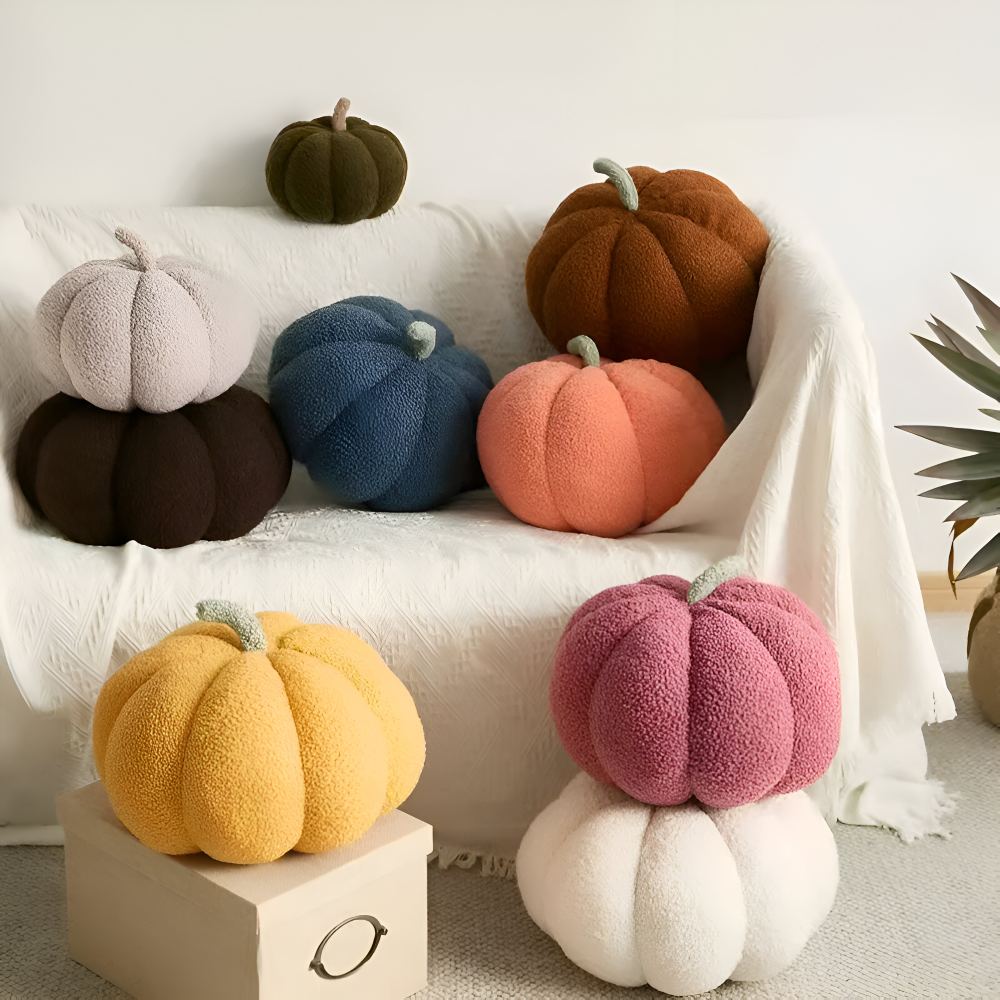 Novelle – Texture Pumpkin Plush Pillow