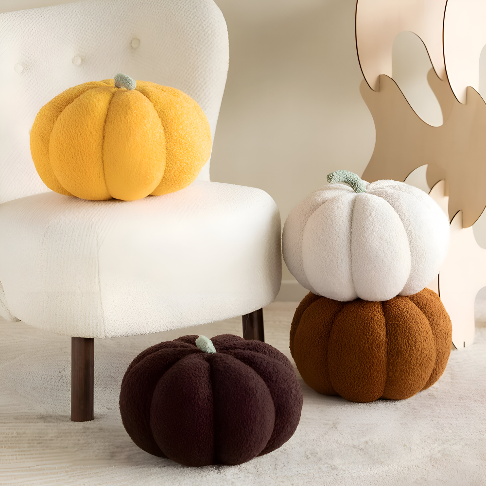 Novelle – Texture Pumpkin Plush Pillow