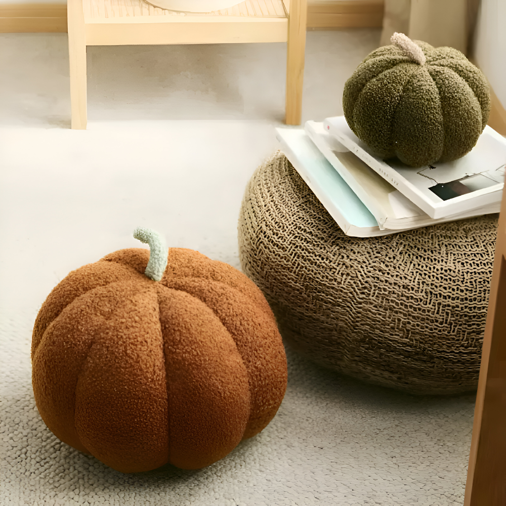 Novelle – Texture Pumpkin Plush Pillow