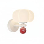 Wall Light Pumpkin Inspired Design LED Sconce Soft Diffused Illumination