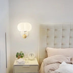 Wall Light Pumpkin Inspired Design LED Sconce Soft Diffused Illumination