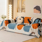 PurrAura: Cat-Look Sofa Cover made of Breathable Chenille with Decorative Accent – for Sofa & Armchair