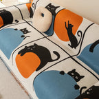 PurrAura: Cat-Look Sofa Cover made of Breathable Chenille with Decorative Accent – for Sofa & Armchair