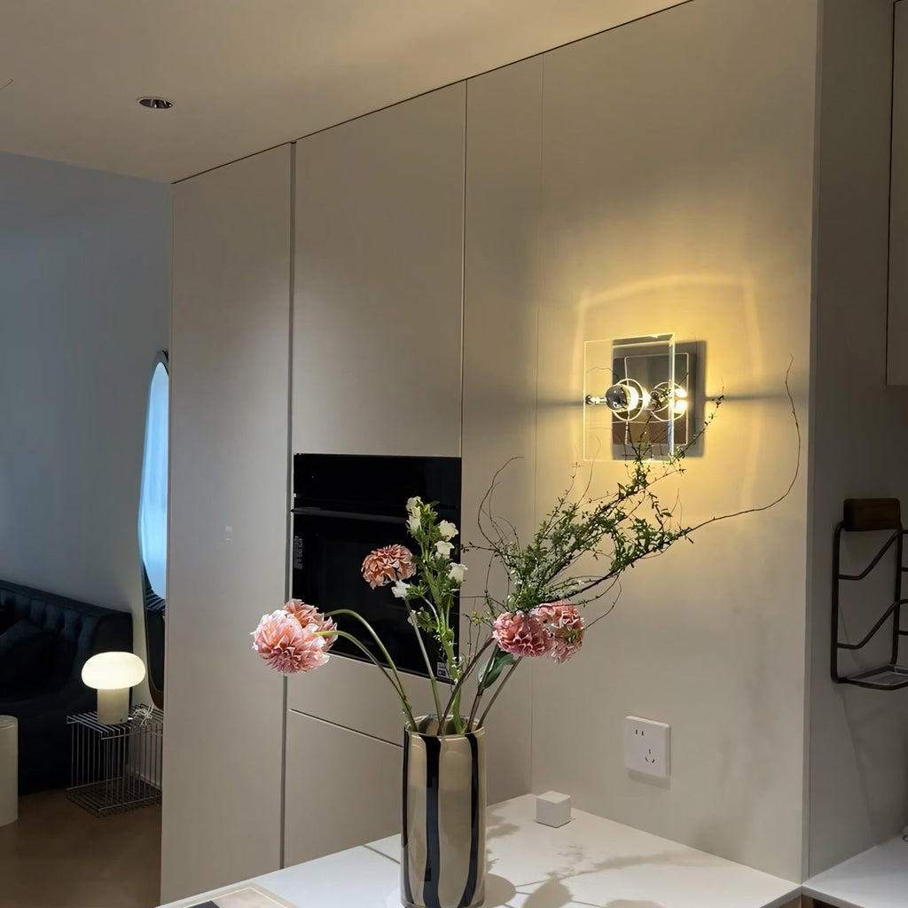 Quadra Beveled Glass Wall Sconce