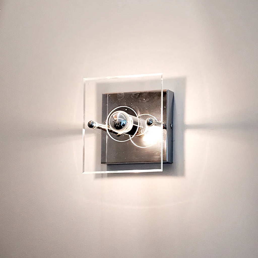 Quadra Beveled Glass Wall Sconce