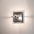 Quadra Beveled Glass Wall Sconce