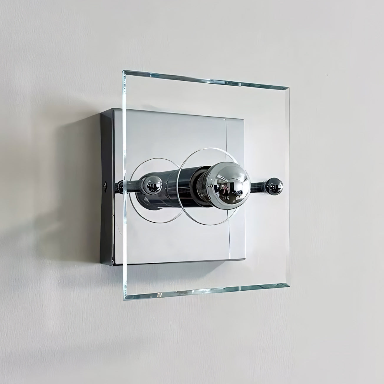 Quadra Beveled Glass Wall Sconce