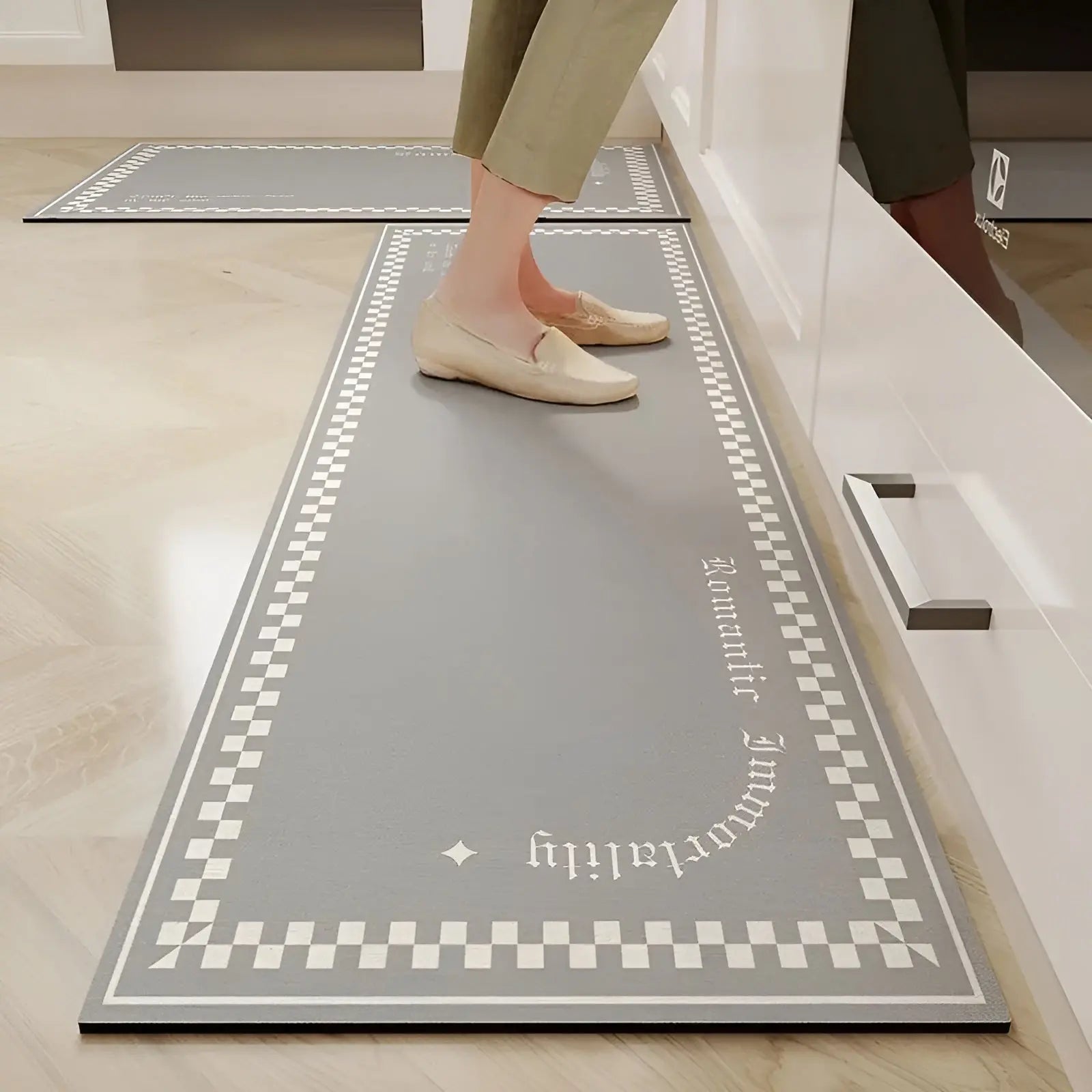 Kitchen Floor Mat Water Repellent Non Slip Texture