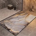 Bath Mat Rubber Non Slip Quick Dry Floor Rug Extra Absorbent