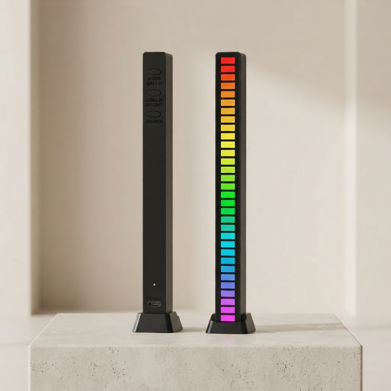 RGB Light Bar Sound Activated LED Ambient Music Sync Lighting