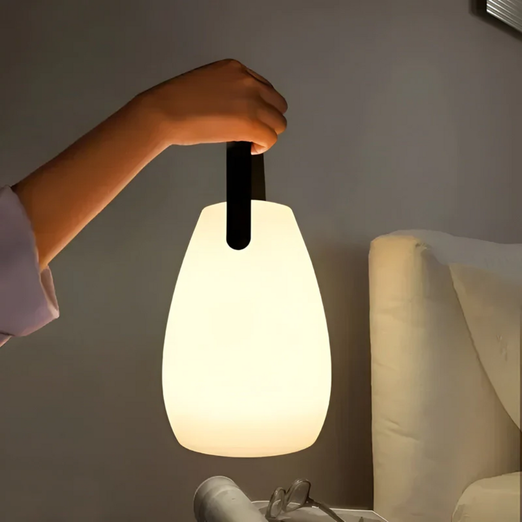 Waterproof Wireless LED Table Lamp – Rechargeable Outdoor Light with Remote