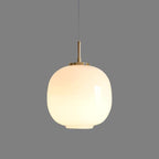 Radihous: Modern Scandinavian Opal Glass Pendant Light – for Living Room & Dining Room