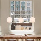 Radihous: Modern Scandinavian Opal Glass Pendant Light – for Living Room & Dining Room