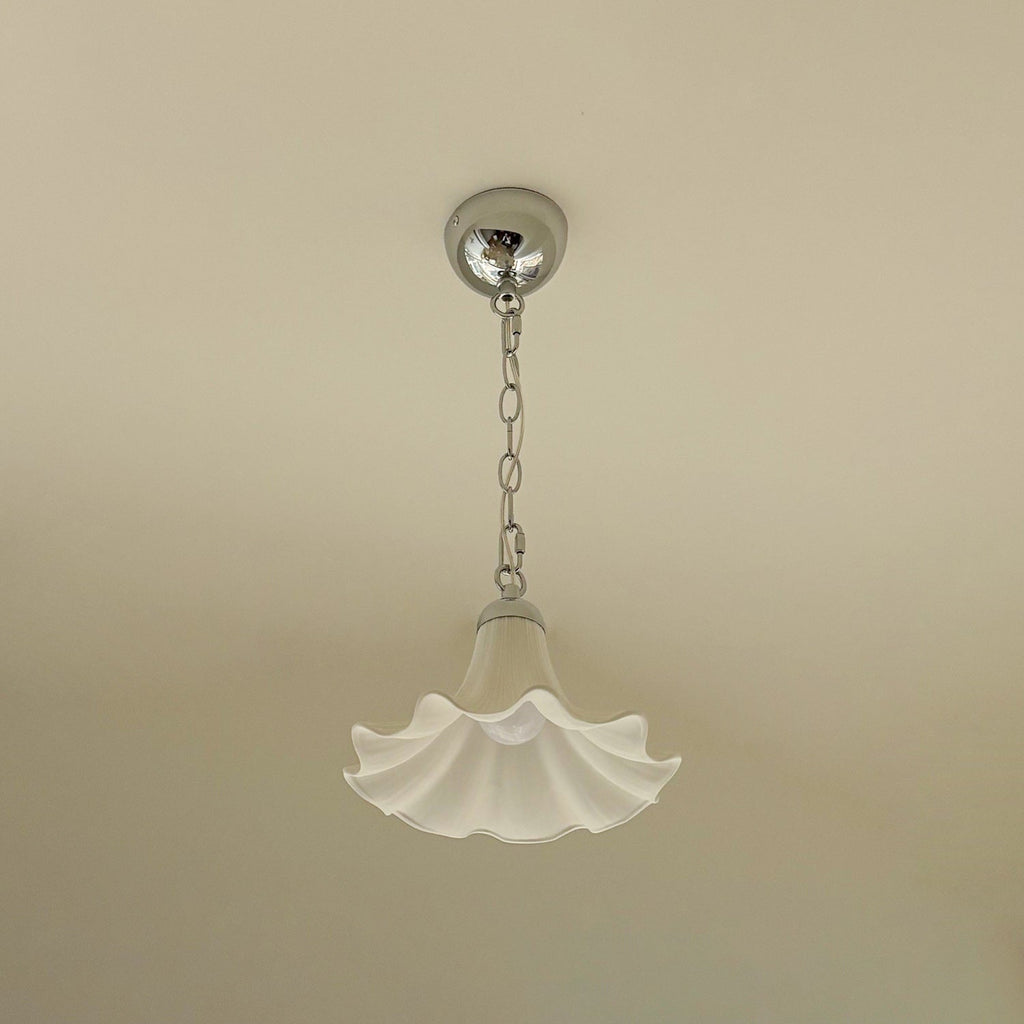 Raffuly Fluted Ceramic Flush Mount