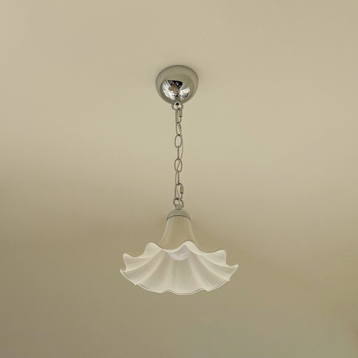 Raffuly Fluted Ceramic Flush Mount