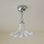 Raffuly Fluted Ceramic Flush Mount
