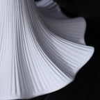 Raffuly Fluted Ceramic Flush Mount