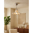 Raffuly Fluted Ceramic Flush Mount