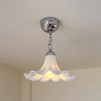 Raffuly Fluted Ceramic Flush Mount