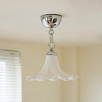 Raffuly Fluted Ceramic Flush Mount