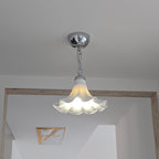 Raffuly Fluted Ceramic Flush Mount