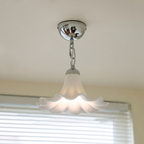 Raffuly Fluted Ceramic Flush Mount