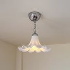 Raffuly Fluted Ceramic Flush Mount