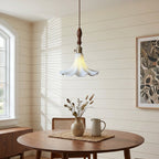 Raffuly Ruffled Ceramic Pendant Lamp