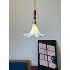 Raffuly Ruffled Ceramic Pendant Lamp