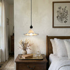 Raffuly Ruffled Ceramic Pendant Lamp