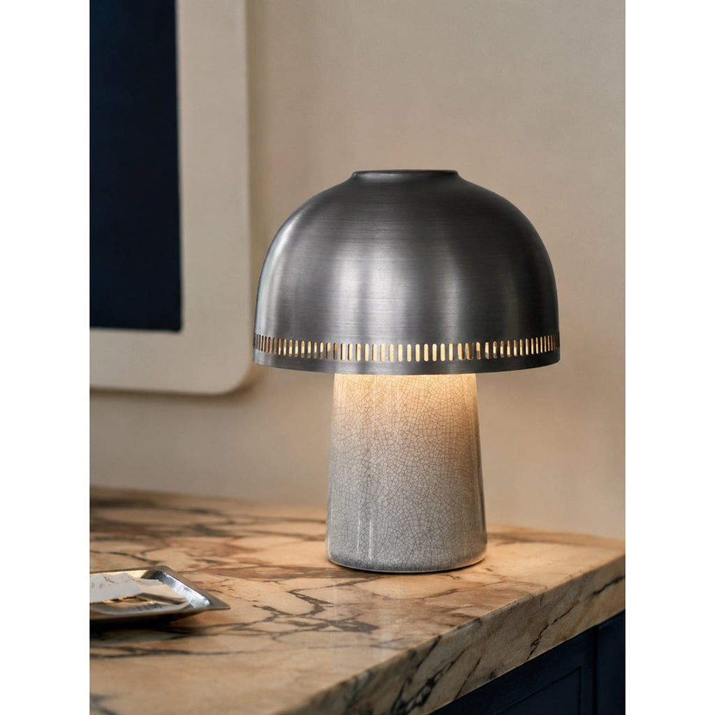 Raku Cordless Ceramic Table Lamp