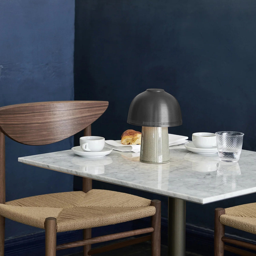 Raku Cordless Ceramic Table Lamp