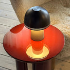 Raku Cordless Ceramic Table Lamp