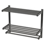 RaumEbene: Towel Holder for Bathroom – Multi-layered Wall Mount Made of Metal, Sturdy & Decorative for Towels & Accessories