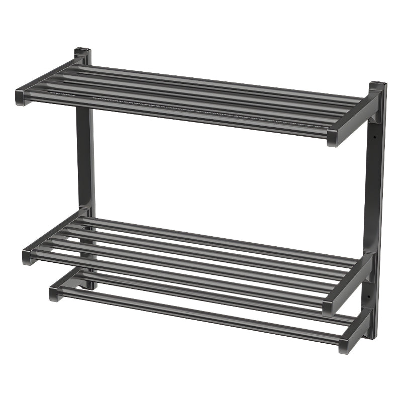 RaumEbene: Towel Holder for Bathroom – Multi-layered Wall Mount Made of Metal, Sturdy & Decorative for Towels & Accessories