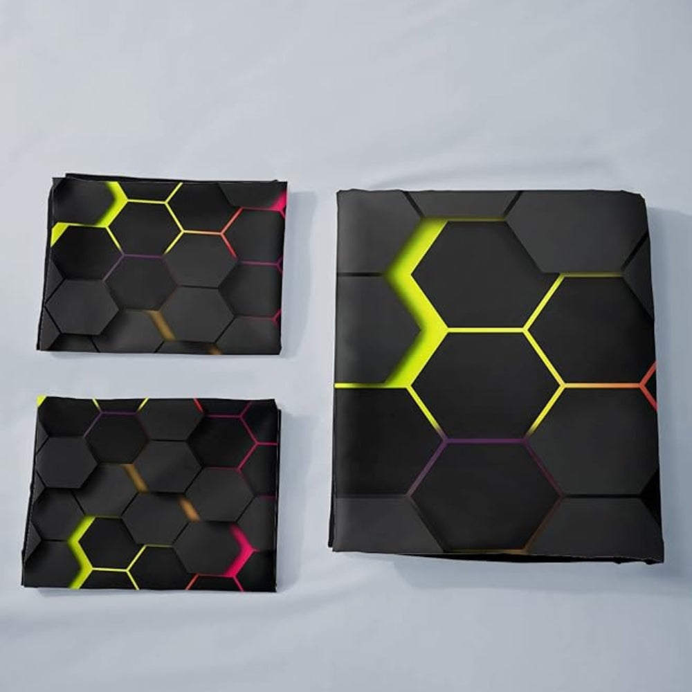 RaumLeben: Decorative Duvet Cover Set – Soft, Breathable & Durable with Exclusive Geometric Pattern for Home