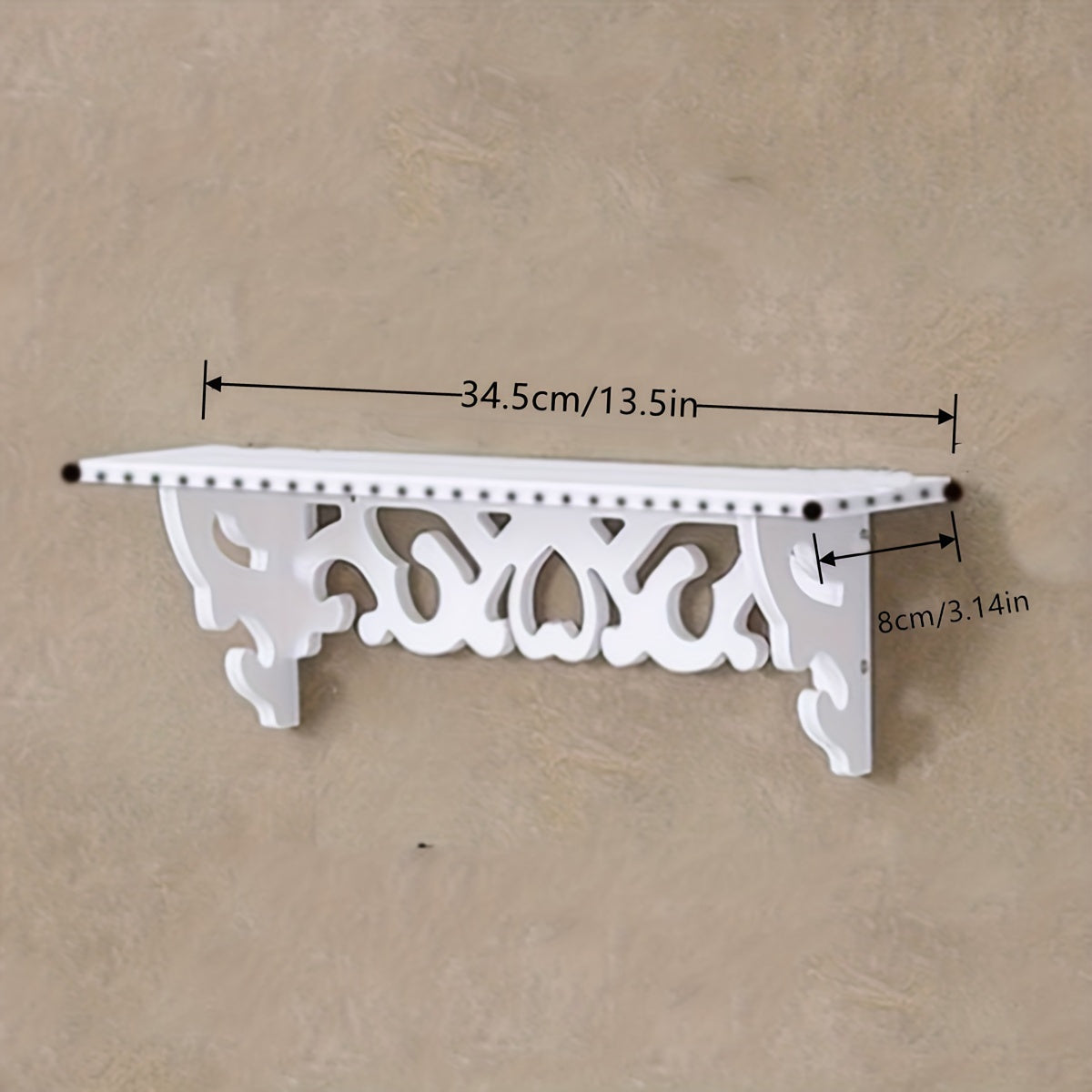 RoomDivider: Classic Wall Shelf – Space-Saving, Sturdy & Hanging as a Straight Partition for Living Spaces