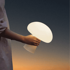 Mushroom Table Lamp, Rechargeable, Touch Dimmer, Warm Light