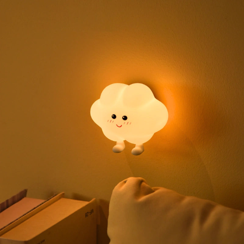 Rechargeable Night Light in Moon, Star, and Cloud Designs – Soothing Glow for Bedrooms and Nurseries
