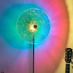 Sunset Projection Table Lamp, Glass Shade, 800mAh Battery, Touch Dimming