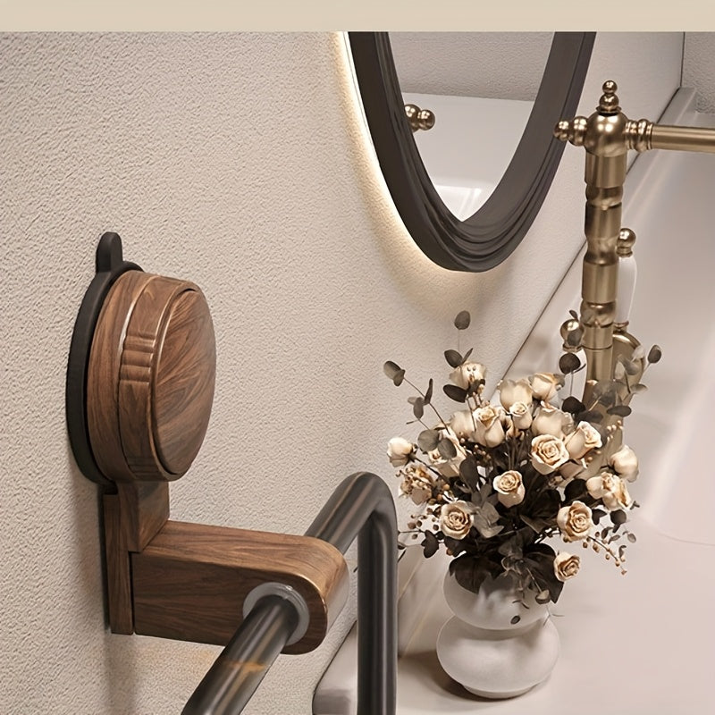 RectaLinie: Towel Holder for Bathroom – Elegant Aluminum Holder, Stable & Space-Saving Without Drilling for Contemporary Bathrooms