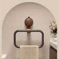 RectaLinie: Towel Holder for Bathroom – Elegant Aluminum Holder, Stable & Space-Saving Without Drilling for Contemporary Bathrooms