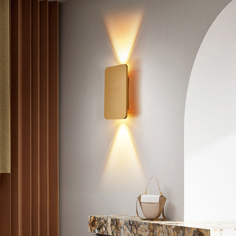 RectaLux: Rectangular LED Wall Light – Modern Indoor Lamp for Living Room & Bedroom
