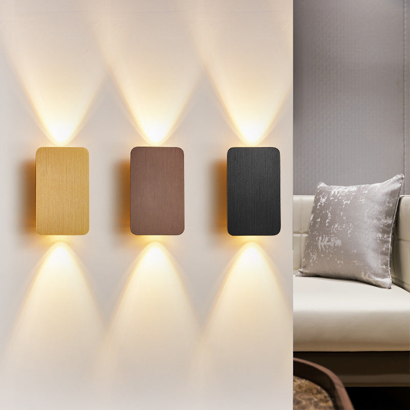 RectaLux: Rectangular LED Wall Light – Modern Indoor Lamp for Living Room & Bedroom