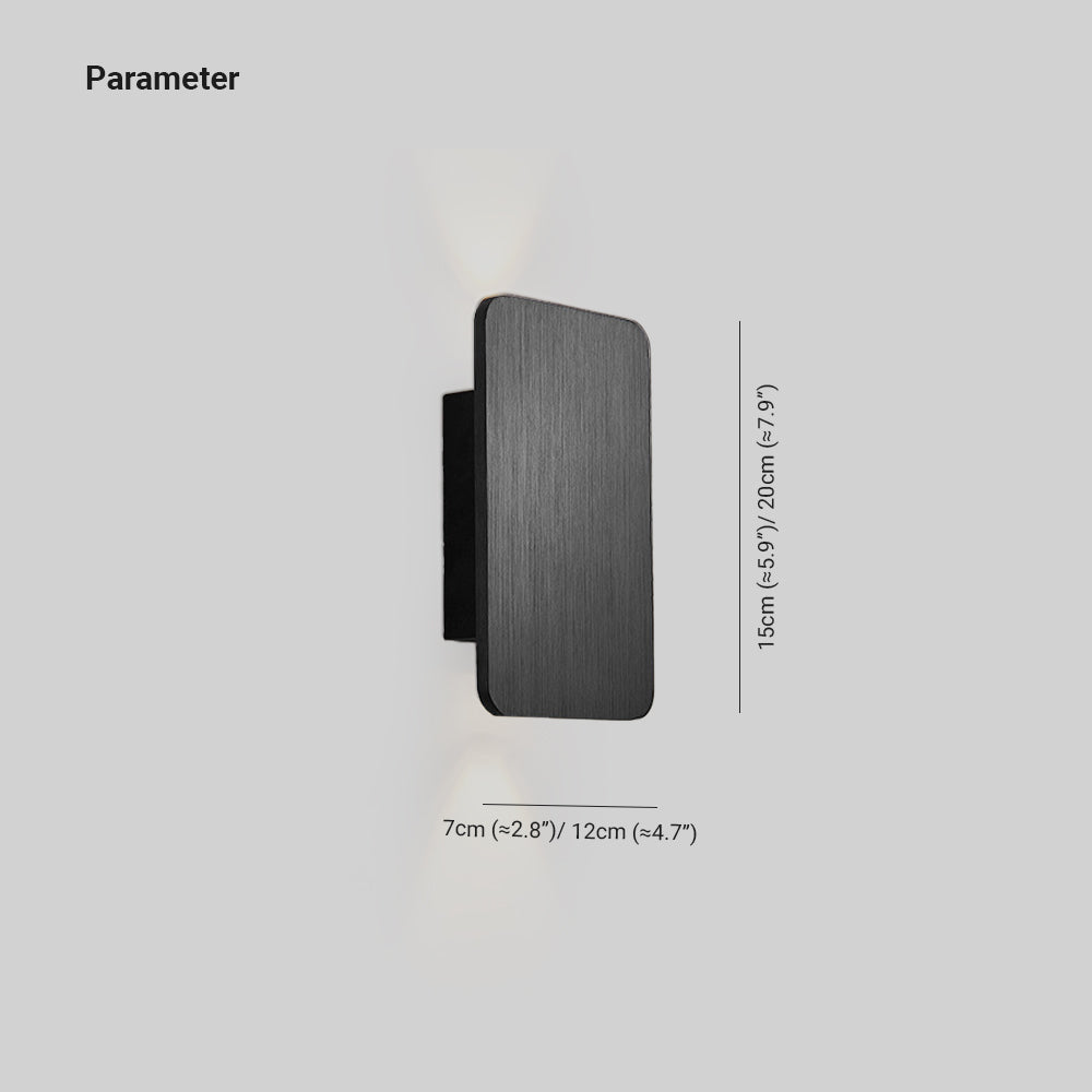 RectaLux: Rectangular LED Wall Light – Modern Indoor Lamp for Living Room & Bedroom