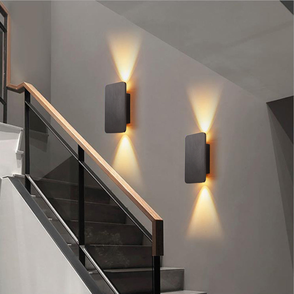 RectaLux: Rectangular LED Wall Light – Modern Indoor Lamp for Living Room & Bedroom