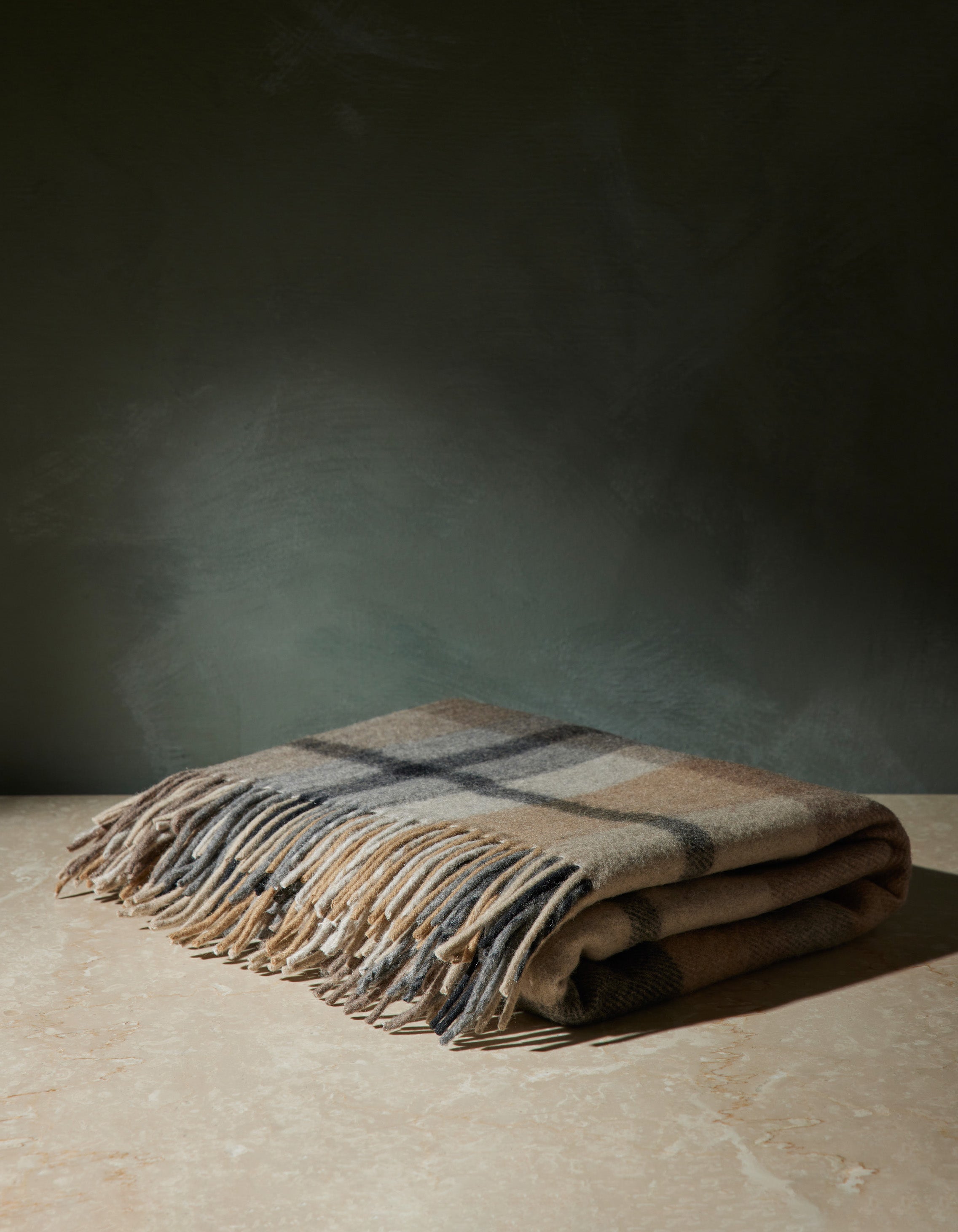 Bello Recycled Wool Throw | Soft, Durable Twill Weave