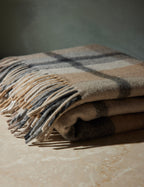 Bello Recycled Wool Throw | Soft, Durable Twill Weave Blanket