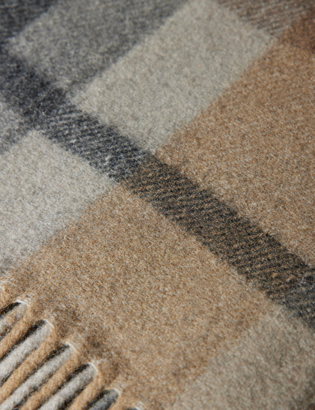 Bello Recycled Wool Throw | Soft, Durable Twill Weave Blanket